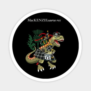 Clanosaurus Rex MacKENZIEsaurus rex Plaid MacKenzie Modern Scotland Ireland Family Tartan Magnet